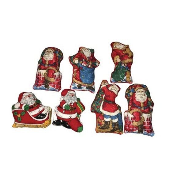 small vintage santa handmade plush - Picture 1 of 3